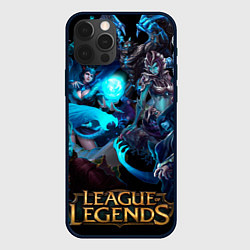 Чехол iPhone 12 Pro Коллаж LoL - Legue of Legends