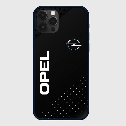 Чехол iPhone 12 Pro Opel Карбон / 3D-Черный – фото 1