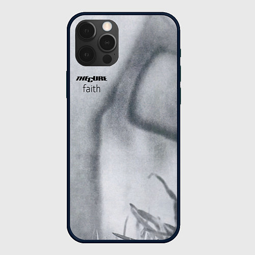 Чехол iPhone 12 Pro Faith - The Cure / 3D-Черный – фото 1