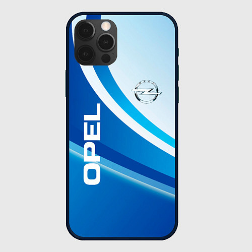 Чехол iPhone 12 Pro Opel абстракция / 3D-Черный – фото 1