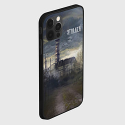 Чехол для iPhone 12 Pro STALKER Саркофаг, цвет: 3D-черный — фото 2
