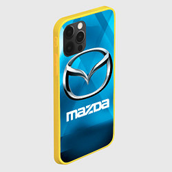 Чехол для iPhone 12 Pro Mazda - sport - абстракция, цвет: 3D-желтый — фото 2