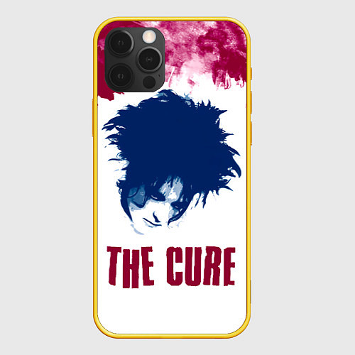 Чехол iPhone 12 Pro Роберт Смит The Cure / 3D-Желтый – фото 1