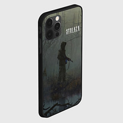 Чехол для iPhone 12 Pro STALKER Одиночка На Болоте, цвет: 3D-черный — фото 2