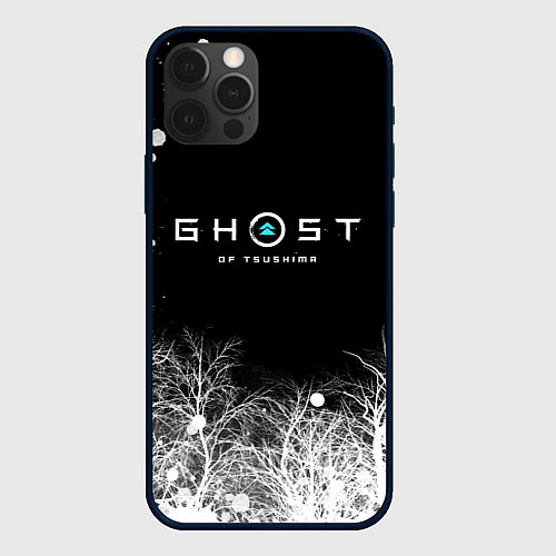 Чехол iPhone 12 Pro Лес Цусимы / 3D-Черный – фото 1