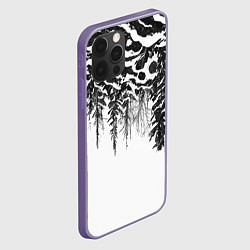 Чехол для iPhone 12 Pro Перевёрнутый лес, цвет: 3D-серый — фото 2