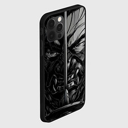 Чехол для iPhone 12 Pro Дзин и его катана, цвет: 3D-черный — фото 2