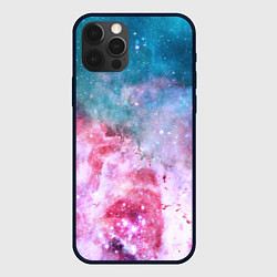 Чехол для iPhone 12 Pro Вспыхнувший космос, цвет: 3D-черный