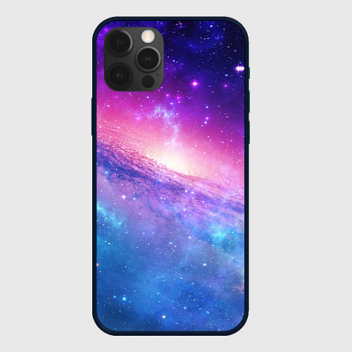 Чехол iPhone 12 Pro Космическая воронка / 3D-Черный – фото 1