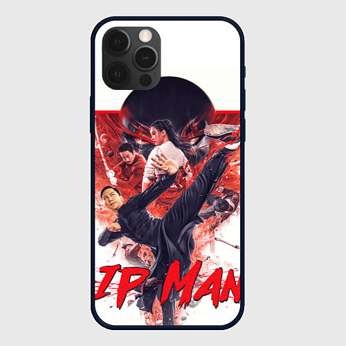 Чехол iPhone 12 Pro Ип Ман - Ip Man / 3D-Черный – фото 1