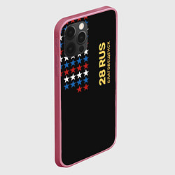 Чехол для iPhone 12 Pro 28 RUS Благовещенск, цвет: 3D-малиновый — фото 2
