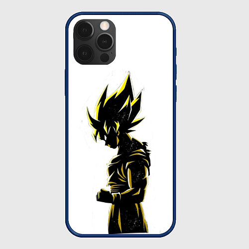 Чехол iPhone 12 Pro Dragonball / 3D-Тёмно-синий – фото 1