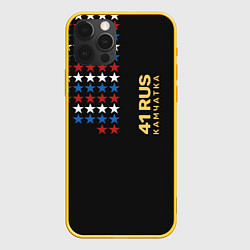Чехол для iPhone 12 Pro 41 RUS Камчатка, цвет: 3D-желтый