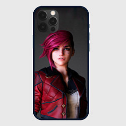 Чехол для iPhone 12 Pro Аркейн - Вай League of Legends, цвет: 3D-черный