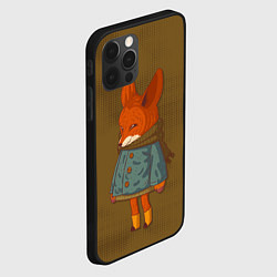 Чехол для iPhone 12 Pro Лисичка милашка, цвет: 3D-черный — фото 2