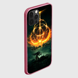 Чехол для iPhone 12 Pro Elden ring art пламя, цвет: 3D-малиновый — фото 2