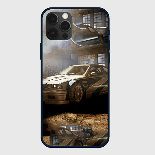 Чехол iPhone 12 Pro Nfs most wanted bmw / 3D-Черный – фото 1