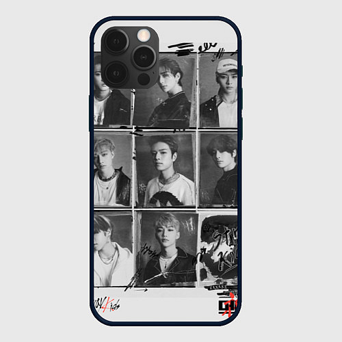 Чехол iPhone 12 Pro Go Live Stray Kids / 3D-Черный – фото 1