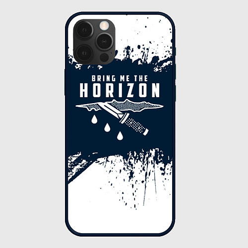 Чехол iPhone 12 Pro Bring Me the Horizon рана / 3D-Черный – фото 1