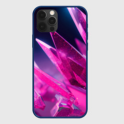 Чехол iPhone 12 Pro Розовые кристаллы