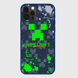 Чехол iPhone 12 Pro Minecraft - краска