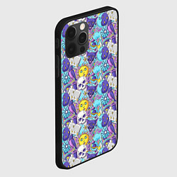 Чехол для iPhone 12 Pro Череп и солнце, цвет: 3D-черный — фото 2