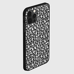 Чехол для iPhone 12 Pro Череп мелкий, цвет: 3D-черный — фото 2