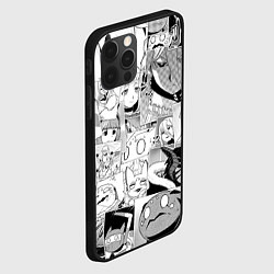 Чехол для iPhone 12 Pro Да я паук и что с того pattern, цвет: 3D-черный — фото 2