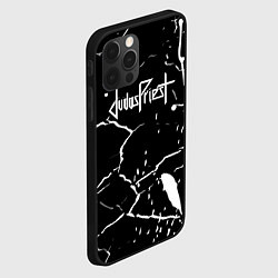 Чехол для iPhone 12 Pro Judas Priest музыка лед лодони, цвет: 3D-черный — фото 2