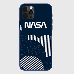 Чехол для iPhone 12 Pro Nasa облака, цвет: 3D-тёмно-синий
