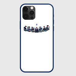 Чехол для iPhone 12 Pro BTS car, цвет: 3D-тёмно-синий