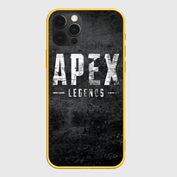Чехол для iPhone 12 Pro Apex Legends grunge, цвет: 3D-желтый