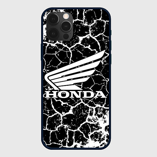 Чехол iPhone 12 Pro Honda logo арт / 3D-Черный – фото 1