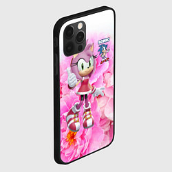 Чехол для iPhone 12 Pro Sonic - Amy Rose - Video game, цвет: 3D-черный — фото 2