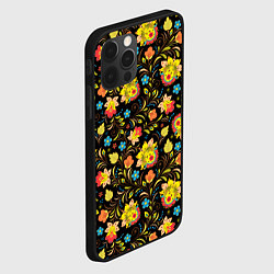 Чехол для iPhone 12 Pro Русский яркий узор, цвет: 3D-черный — фото 2