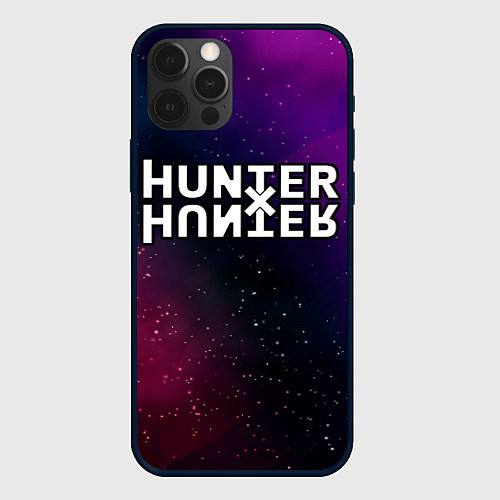 Чехол iPhone 12 Pro Hunter x Hunter gradient space / 3D-Черный – фото 1