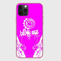 Чехол для iPhone 12 Pro Blink 182 краска, цвет: 3D-малиновый