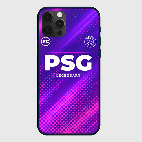 Чехол iPhone 12 Pro PSG legendary sport grunge / 3D-Черный – фото 1