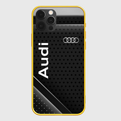 Чехол iPhone 12 Pro Audi карбон