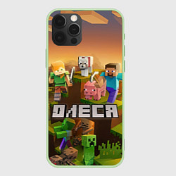 Чехол iPhone 12 Pro Олеся Minecraft