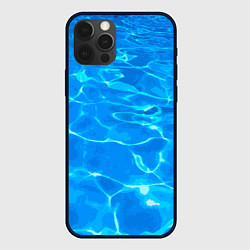 Чехол iPhone 12 Pro Абстрактные волны бассейна - текстура
