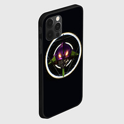 Чехол для iPhone 12 Pro Evangelion grunge, цвет: 3D-черный — фото 2