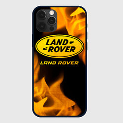 Чехол iPhone 12 Pro Land Rover - gold gradient