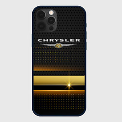 Чехол для iPhone 12 Pro Chrysler abstraction, цвет: 3D-черный