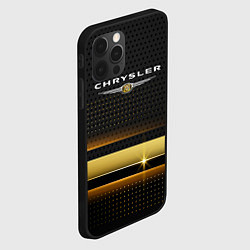 Чехол для iPhone 12 Pro Chrysler abstraction, цвет: 3D-черный — фото 2