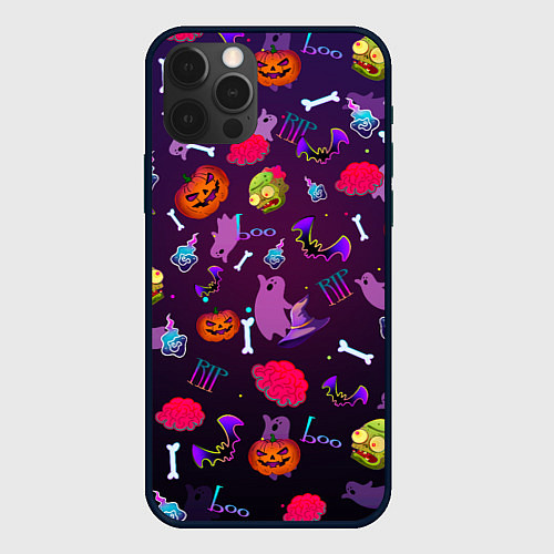 Чехол iPhone 12 Pro Это Хэллоуин / 3D-Черный – фото 1