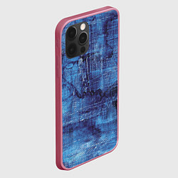 Чехол для iPhone 12 Pro Jeans life - rag, цвет: 3D-малиновый — фото 2