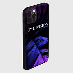 Чехол для iPhone 12 Pro Joy Division neon monstera, цвет: 3D-черный — фото 2