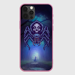 Чехол для iPhone 12 Pro Смертельный паук, цвет: 3D-малиновый
