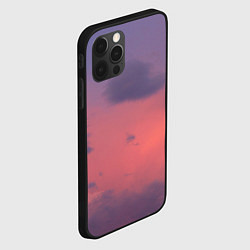 Чехол для iPhone 12 Pro Розовая туча, цвет: 3D-черный — фото 2